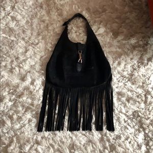 Gucci Nouveau Jackie Fringe Handbag